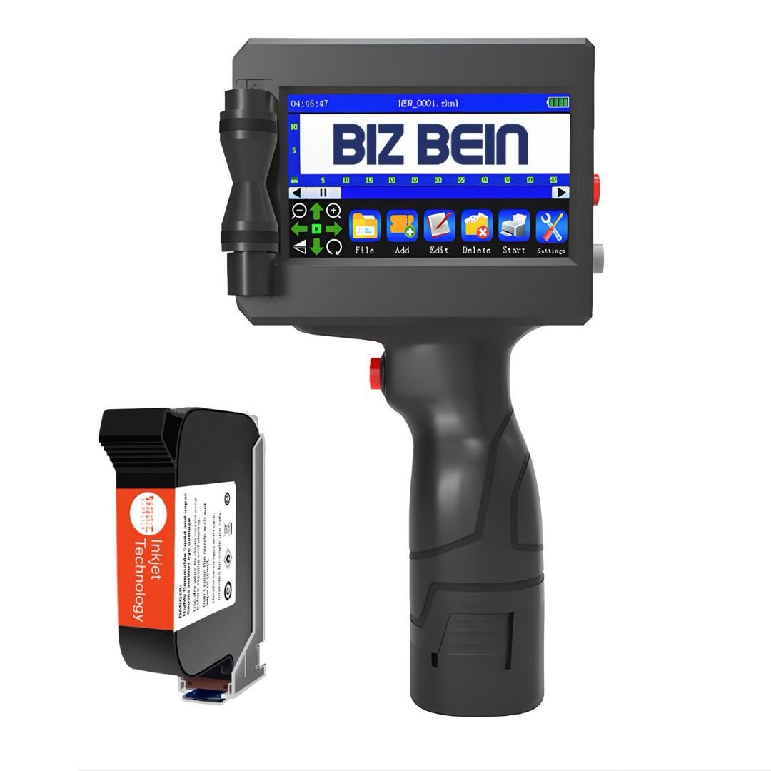 BizBein Handheld Inkjet Printer 12.7mm – Plastic Body Eco Model (BB-HPP-12-E)
