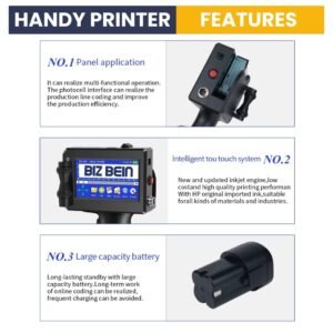 BizBein Handheld Thermal Inkjet Printer 12.7mm Eco Model